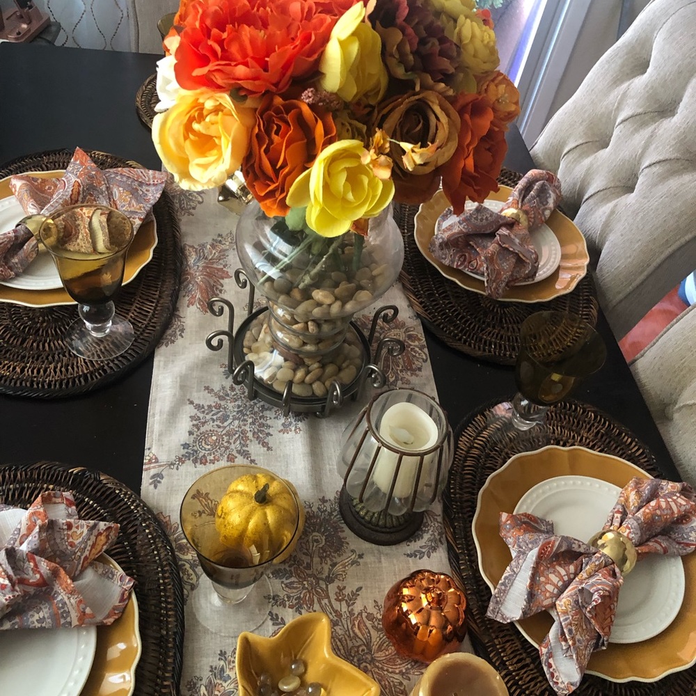 Grayson Hall/William Sonoma dinnerware with extras.Items can be sold separately.